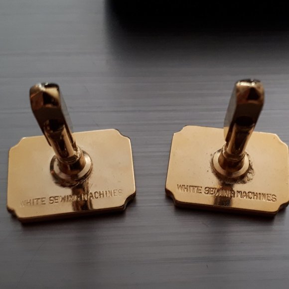 Very Rare Sewing Machine Cufflinks - Picture 2 of 4